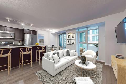 508 - 35 Bastion St, Condo with 2 bedrooms, 2 bathrooms and 1 parking in Toronto ON | Card Image
