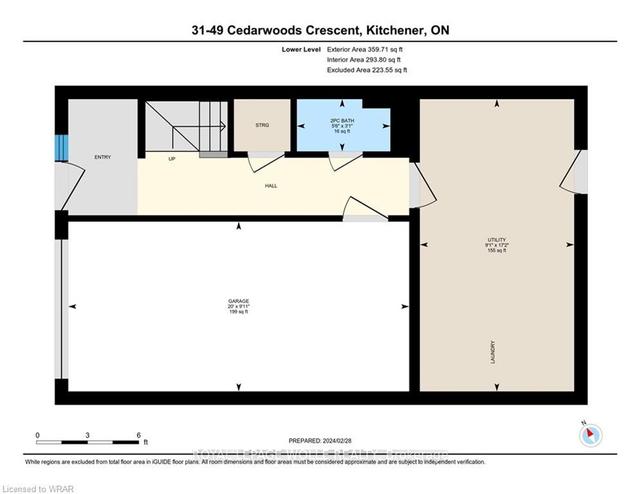 31 - 49 Cedarwoods Cres, Townhouse with 3 bedrooms, 2 bathrooms and 2 parking in Kitchener ON | Image 22