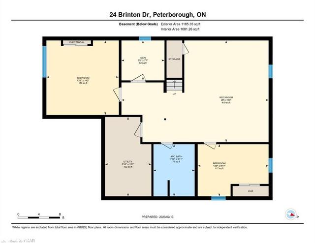 24 Brinton Drive, House detached with 4 bedrooms, 3 bathrooms and 4 parking in Peterborough ON | Image 21