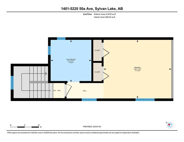 1401 - 5220 50a Avenue, Home with 3 bedrooms, 2 bathrooms and 1 parking in Red Deer County AB | Image 26