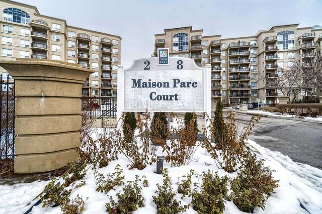 617 - 8 Maison Parc Crt, Condo with 2 bedrooms, 2 bathrooms and 2 parking in Vaughan ON | Image 16