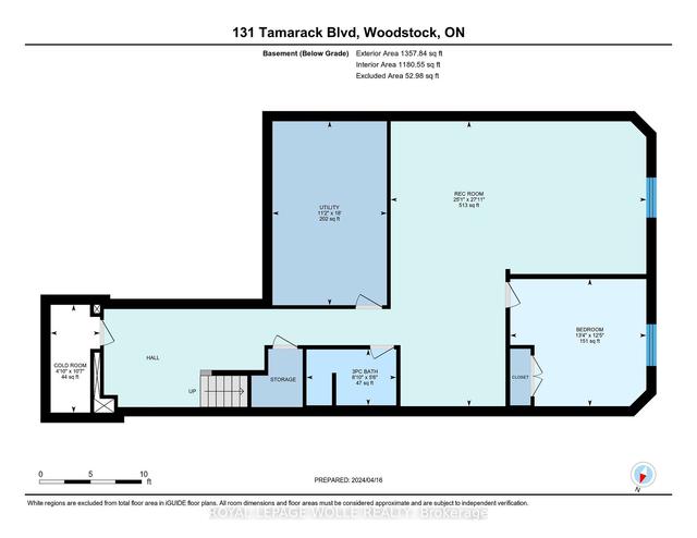 131 Tamarack Blvd, House attached with 2 bedrooms, 4 bathrooms and 5 parking in Woodstock ON | Image 35