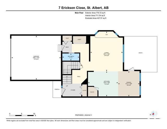 7 Erickson Cl, House detached with 3 bedrooms, 2 bathrooms and null parking in St. Albert AB | Image 37