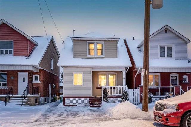 77 Cameron Ave N, House detached with 3 bedrooms, 2 bathrooms and 1 parking in Hamilton ON | Image 1
