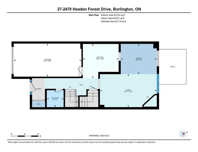 27 - 2470 Headon Forest Drive, House attached with 3 bedrooms, 2 bathrooms and 1 parking in Burlington ON | Image 20