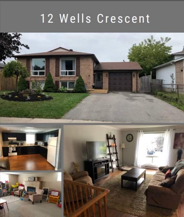 12 Wells Cres, House detached with 3 bedrooms, 2 bathrooms and 4 parking in Barrie ON | Image 1