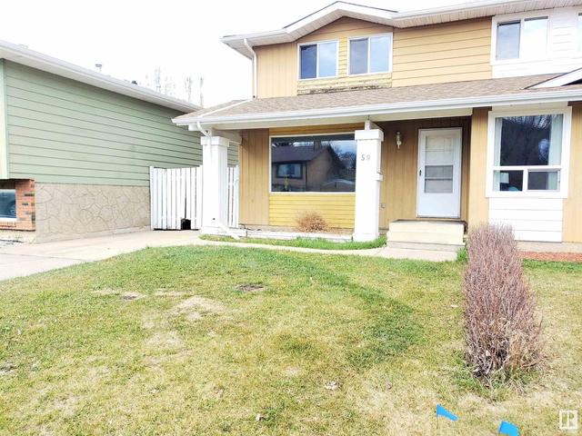 59 Wellington Cr, House semidetached with 3 bedrooms, 1 bathrooms and null parking in Spruce Grove AB | Card Image