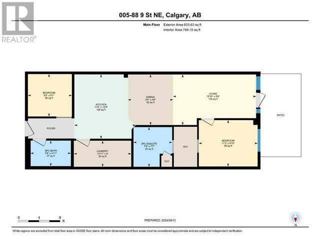 5, - 88 9 Street Ne, Condo with 2 bedrooms, 2 bathrooms and 1 parking in Calgary AB | Image 34