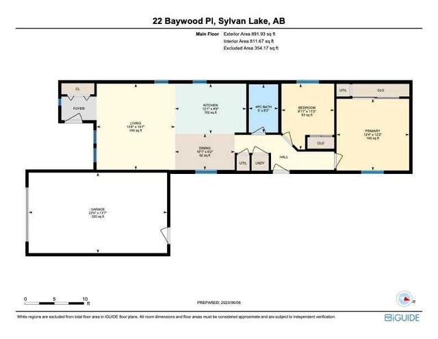 22 Baywood Place, House detached with 2 bedrooms, 1 bathrooms and 3 parking in Sylvan Lake AB | Image 38