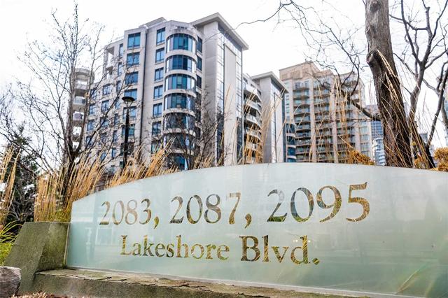 603 - 2087 Lake Shore Blvd W, Condo with 1 bedrooms, 1 bathrooms and 1 parking in Toronto ON | Image 1