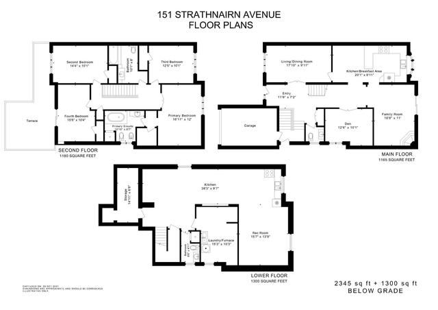151 Strathnairn Ave, House detached with 4 bedrooms, 4 bathrooms and 3 parking in Toronto ON | Image 33