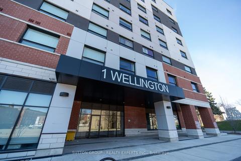 301 - 1 Wellington St, Condo with 1 bedrooms, 1 bathrooms and 0 parking in Brantford ON | Card Image