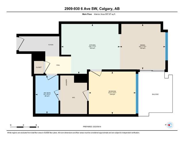 2909 - 930 6 Avenue Sw, Condo with 1 bedrooms, 1 bathrooms and 1 parking in Calgary AB | Image 26