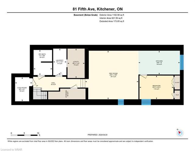 81 Fifth Avenue, House semidetached with 4 bedrooms, 3 bathrooms and 3 parking in Kitchener ON | Image 46