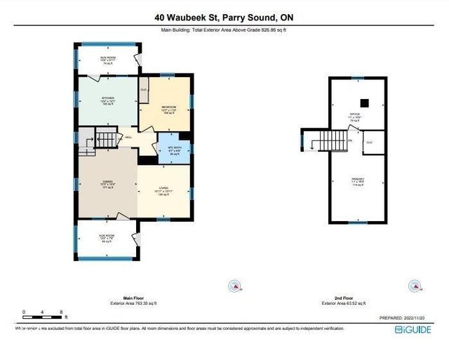 40 Waubeek Street, House detached with 3 bedrooms, 1 bathrooms and 4 parking in Parry Sound ON | Card Image