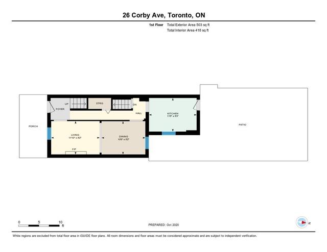26 Corby Ave, House detached with 3 bedrooms, 2 bathrooms and 3 parking in Toronto ON | Image 15