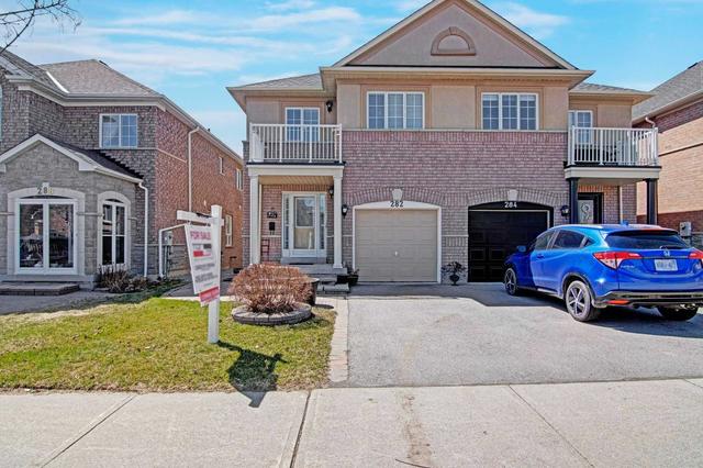 282 Monte Carlo Dr, House semidetached with 3 bedrooms, 3 bathrooms and 2 parking in Vaughan ON | Card Image