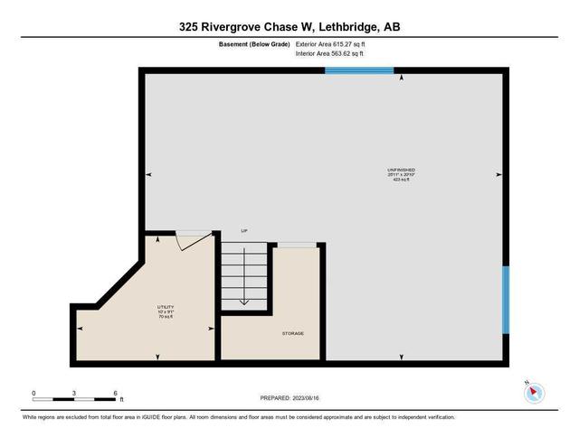 325 Rivergrove Chase W, House detached with 3 bedrooms, 2 bathrooms and 2 parking in Lethbridge AB | Image 45