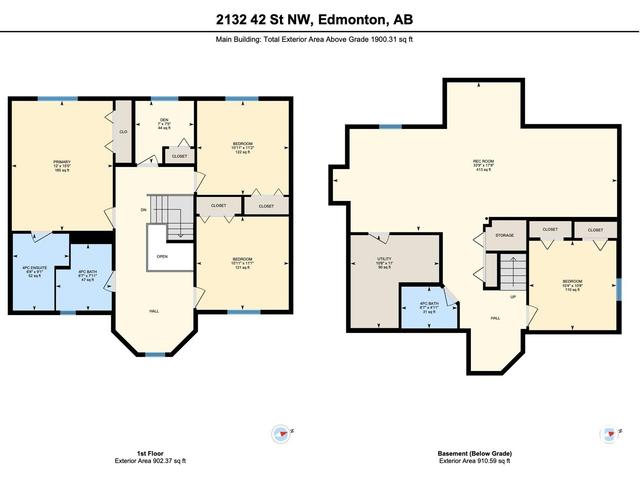 2132 42 St Nw, House detached with 4 bedrooms, 3 bathrooms and null parking in Edmonton AB | Image 58