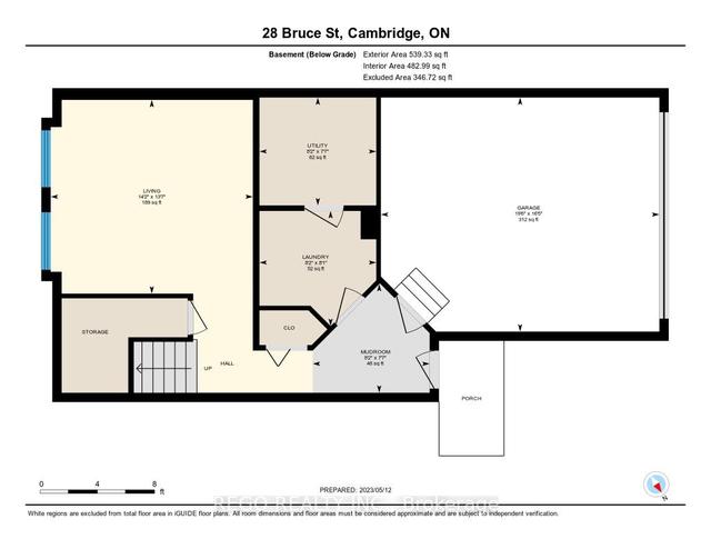 28 Bruce St, Townhouse with 2 bedrooms, 3 bathrooms and 2 parking in Cambridge ON | Image 22