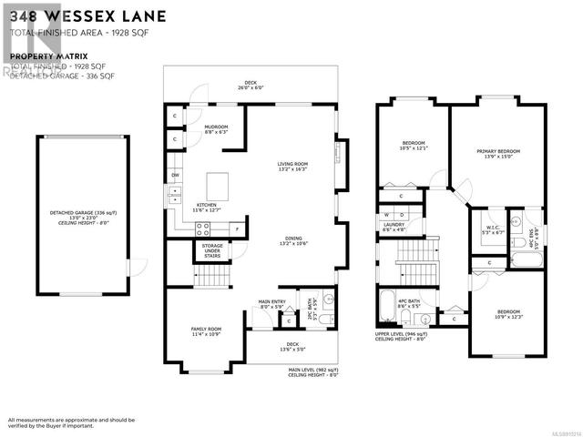 348 Wessex Lane, House detached with 3 bedrooms, 3 bathrooms and 4 parking in Nanaimo BC | Card Image