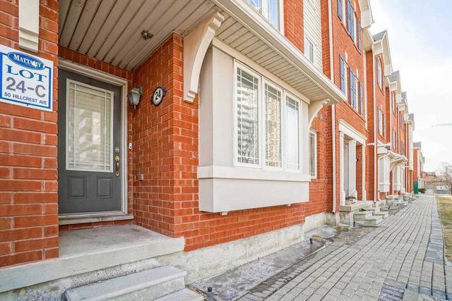 24 - 50 Hillcrest Ave, Townhouse with 3 bedrooms, 3 bathrooms and 2 parking in Brampton ON | Image 33