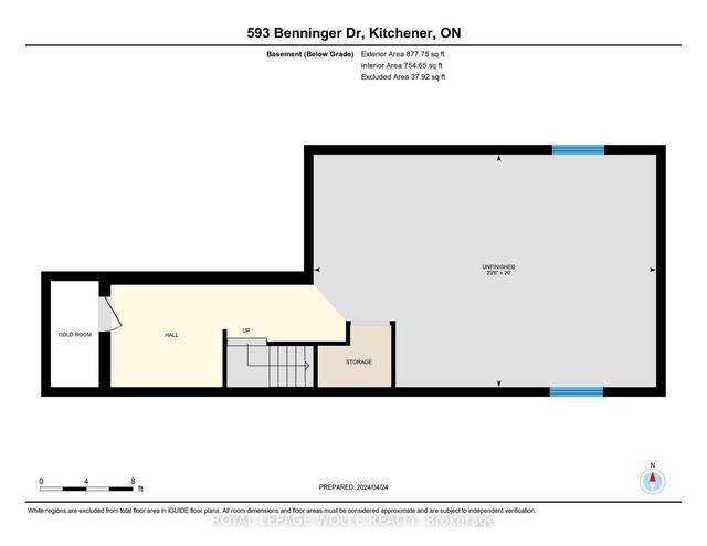 593 Benninger Dr, House detached with 3 bedrooms, 3 bathrooms and 3 parking in Kitchener ON | Image 35