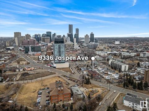 203 - 9336 Jasper Av Nw, Condo with 1 bedrooms, 1 bathrooms and null parking in Edmonton AB | Card Image