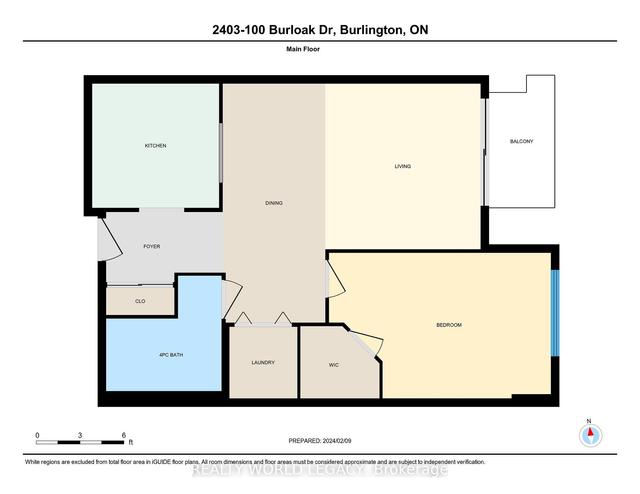 2403 - 100 Burloak Dr, Condo with 1 bedrooms, 1 bathrooms and 1 parking in Burlington ON | Image 21