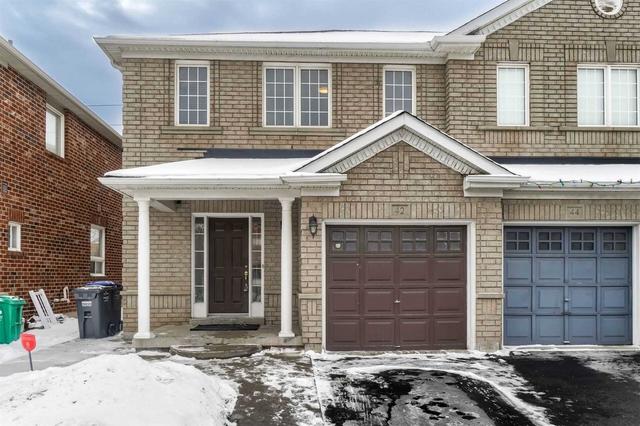 42 Florette Pl, House semidetached with 3 bedrooms, 4 bathrooms and 3 parking in Brampton ON | Image 1
