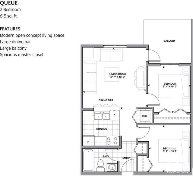 210 - 3211 James Mowatt Tr Sw, Condo with 2 bedrooms, 1 bathrooms and null parking in Edmonton AB | Image 12