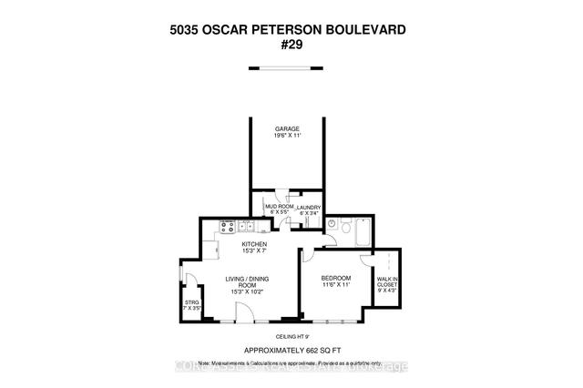 29 - 5035 Oscar Peterson Blvd, Townhouse with 1 bedrooms, 1 bathrooms and 1 parking in Mississauga ON | Image 9
