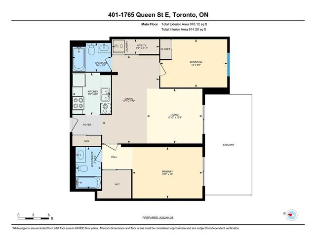 401 - 1765 Queen St E, Condo with 2 bedrooms, 2 bathrooms and 1 parking in Toronto ON | Image 24