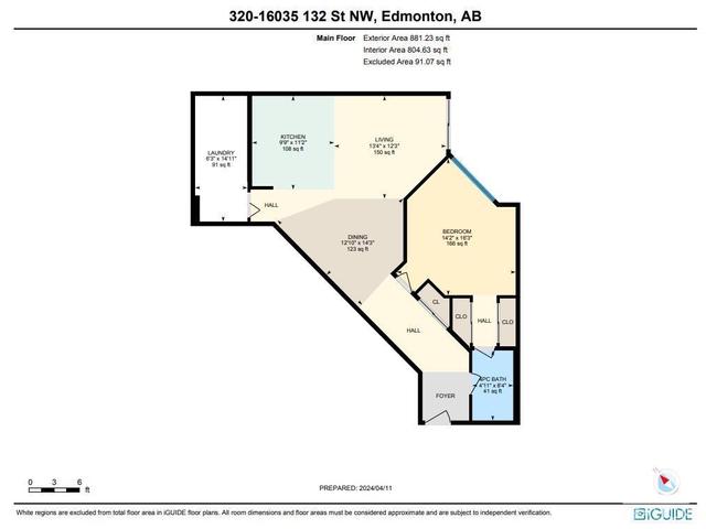 320 - 16035 132 St Nw, Condo with 1 bedrooms, 1 bathrooms and null parking in Edmonton AB | Image 44