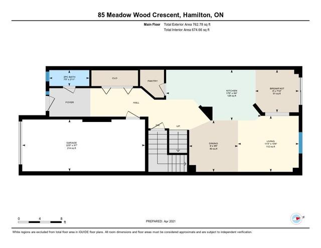 85 Meadow Wood Cres, House attached with 3 bedrooms, 4 bathrooms and 3 parking in Hamilton ON | Image 32