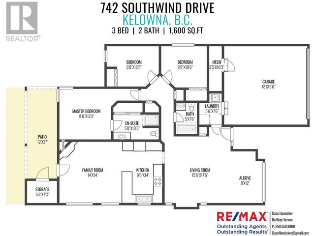 742 Southwind Drive, House detached with 3 bedrooms, 2 bathrooms and 4 parking in Kelowna BC | Image 43