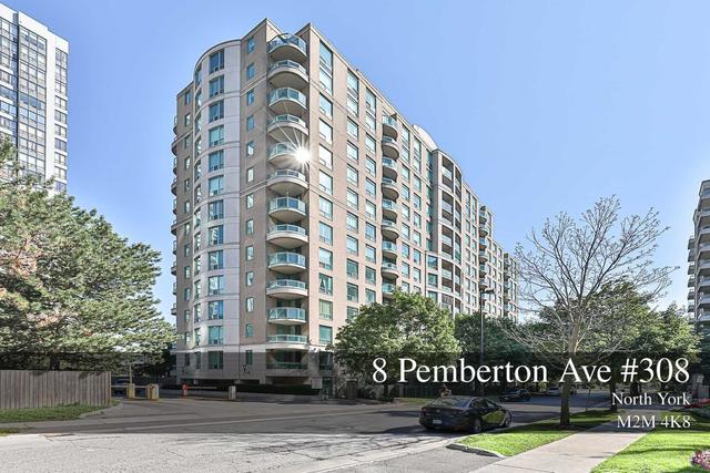 308 - 8 Pemberton Ave, Condo with 2 bedrooms, 2 bathrooms and 1 parking in Toronto ON | Image 1