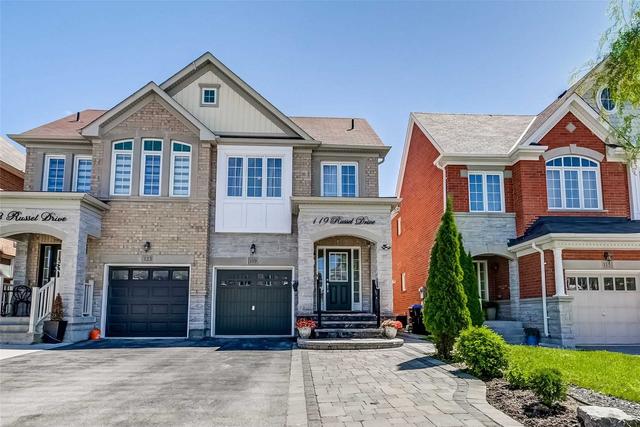 119 Russel Dr, House semidetached with 4 bedrooms, 4 bathrooms and 3 parking in Bradford West Gwillimbury ON | Card Image