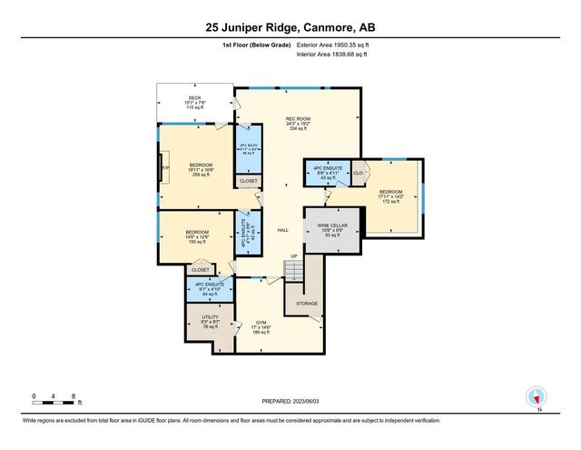 25 Juniper Ridge, House detached with 4 bedrooms, 5 bathrooms and 4 parking in Canmore AB | Image 49