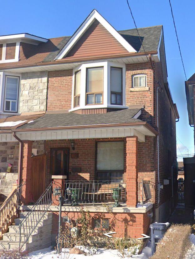24 Millicent St, House attached with 3 bedrooms, 2 bathrooms and 2 parking in Toronto ON | Image 1