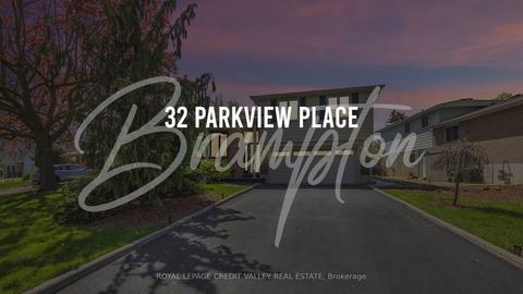 32 Parkview Pl, Brampton, ON, L6W2G3 | Card Image