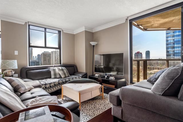 1601 - 1100 8 Avenue Sw, Condo with 2 bedrooms, 2 bathrooms and 1 parking in Calgary AB | Image 8