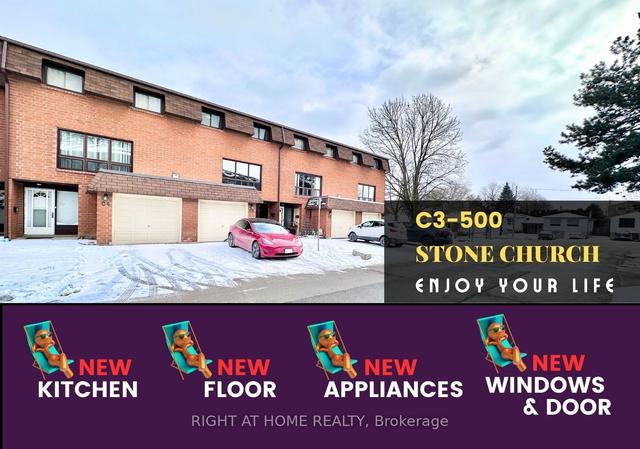 c-03 - 500 Stone Church Rd W, Townhouse with 4 bedrooms, 2 bathrooms and 2 parking in Hamilton ON | Image 31