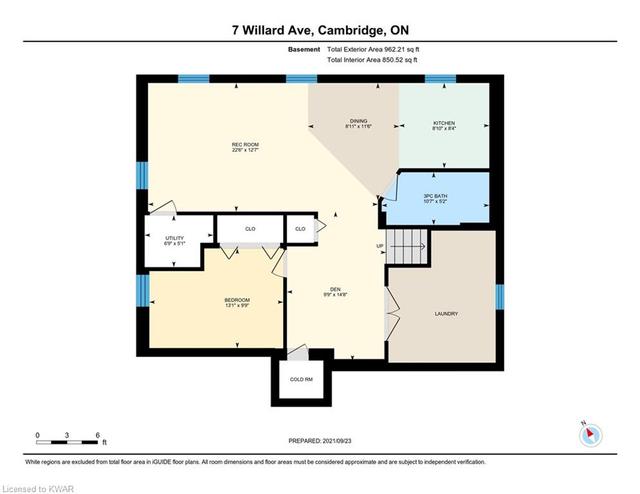 7 Willard Avenue, House detached with 4 bedrooms, 2 bathrooms and 3 parking in Cambridge ON | Image 45