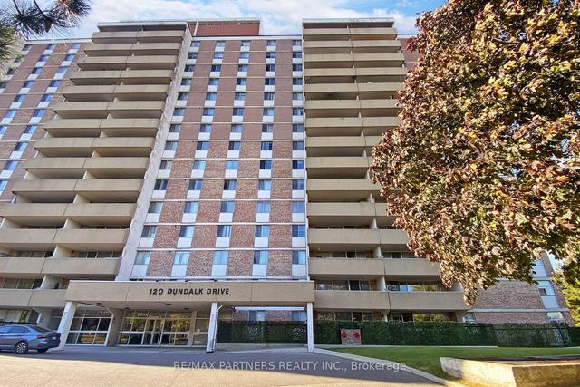 1210 - 120 Dundalk Dr, Condo with 2 bedrooms, 1 bathrooms and 1 parking in Toronto ON | Image 12