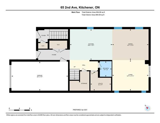 65 Second Ave, House detached with 3 bedrooms, 5 bathrooms and 5 parking in Kitchener ON | Image 17
