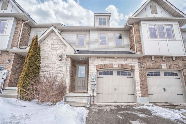 26 Couling Crescent Crescent, House attached with 3 bedrooms, 2 bathrooms and 2 parking in Guelph ON | Image 1