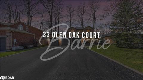 33 Glen Oak Court, Barrie, ON, L4M6M4 | Card Image