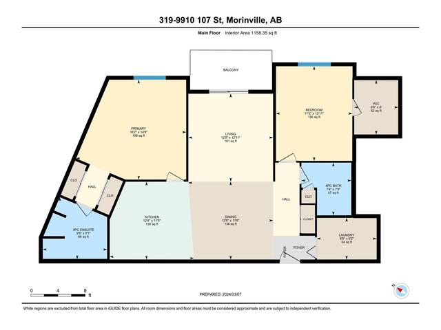 319 - 9910 107 St, Condo with 2 bedrooms, 2 bathrooms and null parking in Morinville AB | Image 20