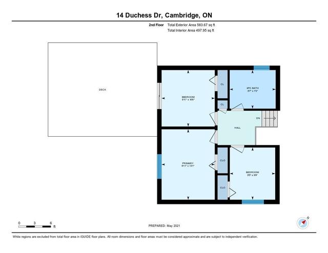 14 Duchess Dr, House detached with 3 bedrooms, 2 bathrooms and 3 parking in Cambridge ON | Image 18